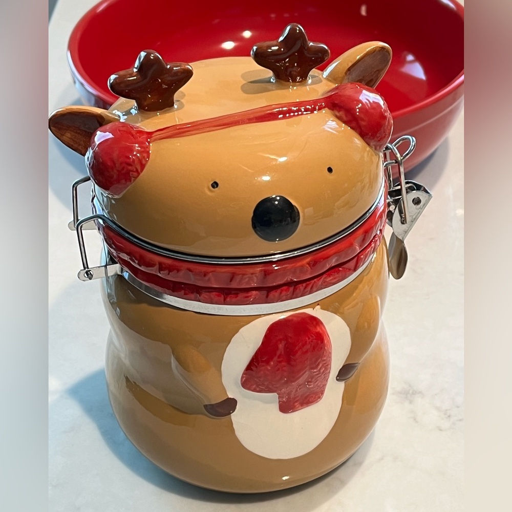 Christmas Reindeer Jar